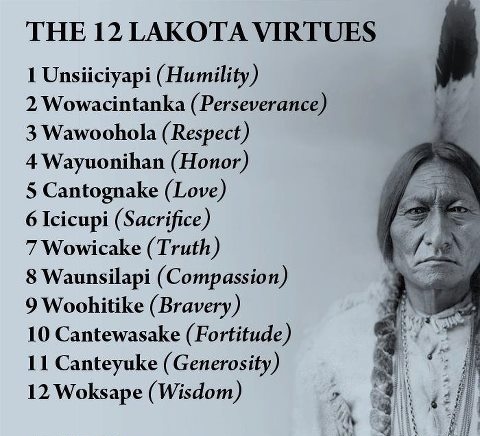 Lakota virtues