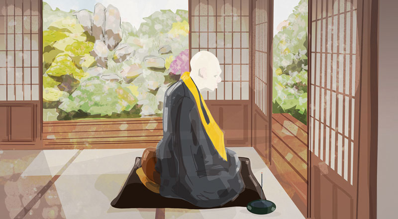 Mid day zazen