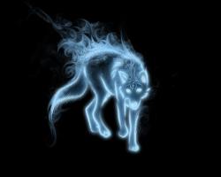 Wolf patronus by tribalchick101 d6tyxpg